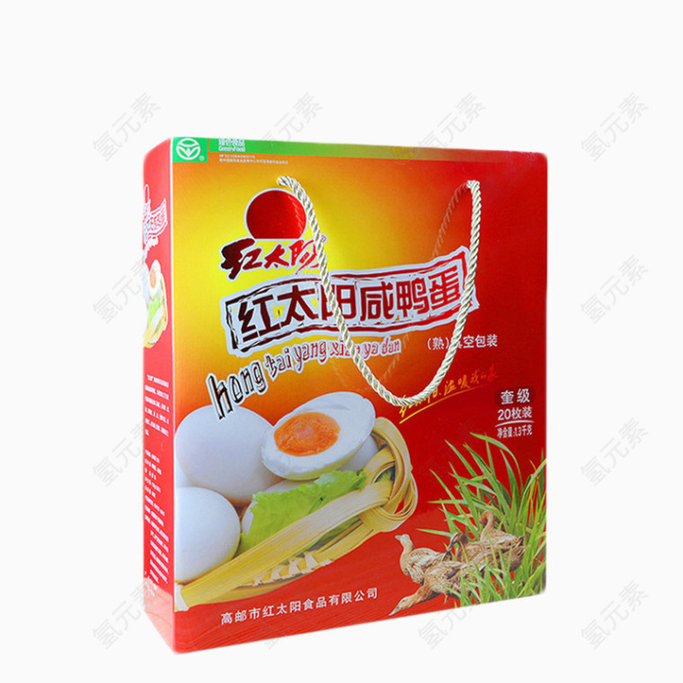 高邮红太阳咸鸭蛋