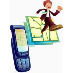 矢量 韩国风格 商务网络