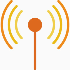 橙色wifi图标