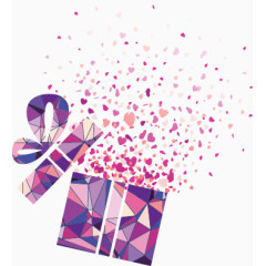 创意礼盒中的爱心