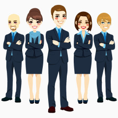 5款抱臂职场职业人