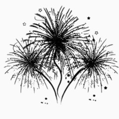 美丽的礼花鞭炮