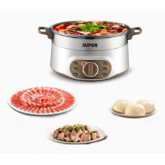 电蒸锅食物素材