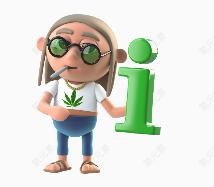 长发小老头