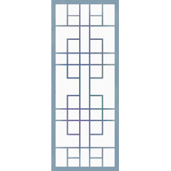 矢量中国风门框