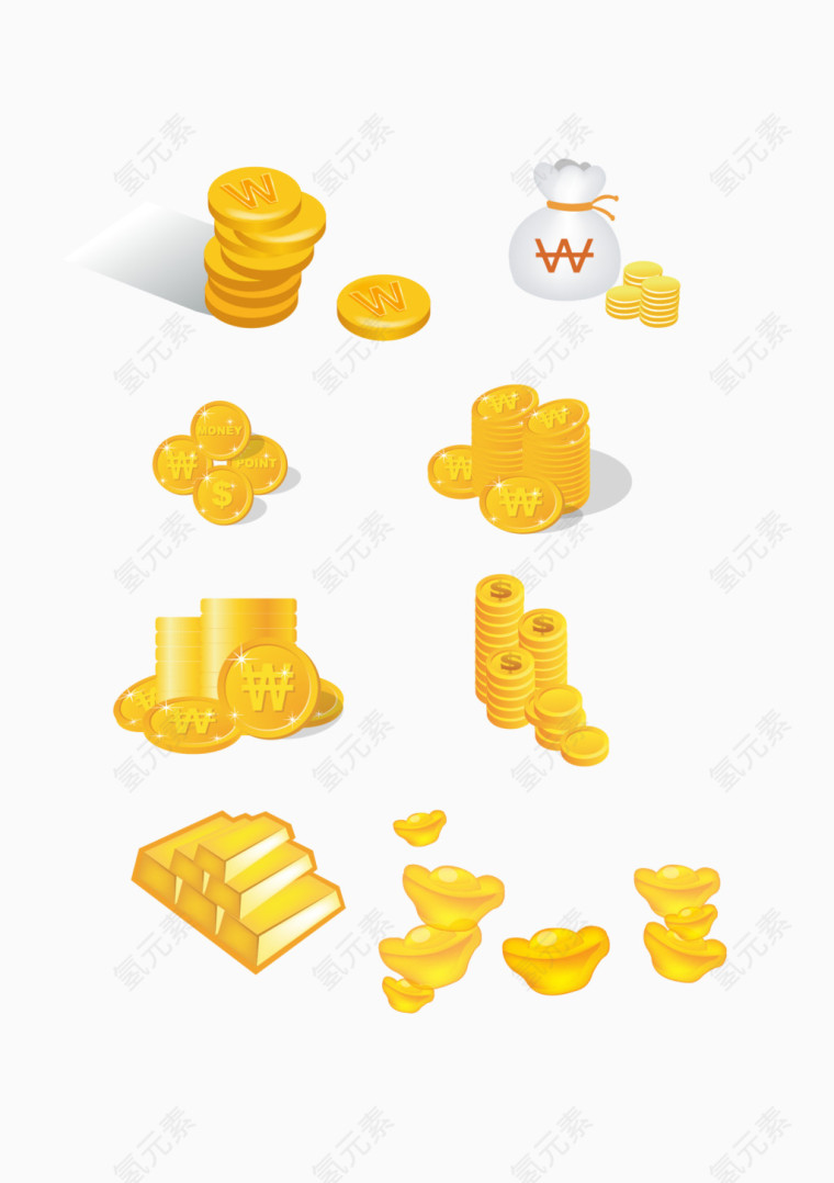 金币元宝图片下载