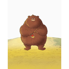 可爱卡通小熊图案