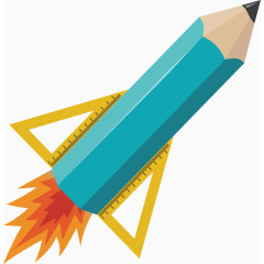 尺子火箭笔