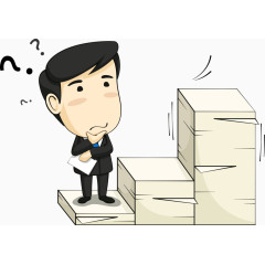 思考问题的男人