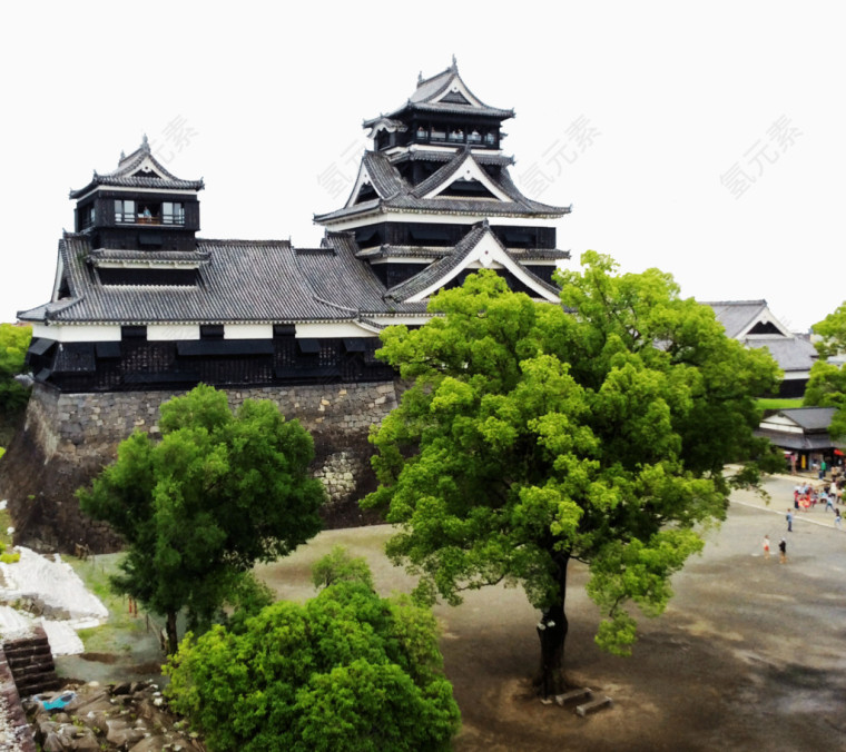 日本旅游熊本城