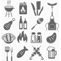 朋友聚会烧烤工具食材