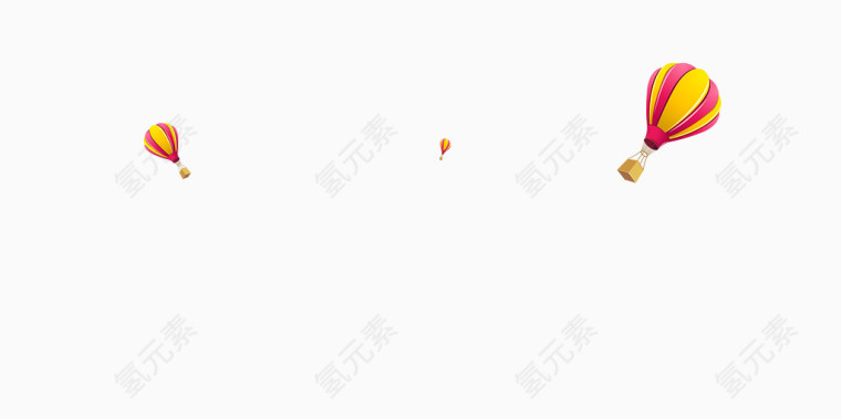 漂浮热气球
