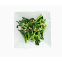 生炒翠绿菜心
