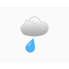 一个小雨天气图标