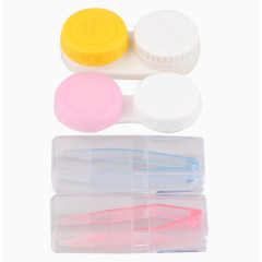 简约透明美瞳盒