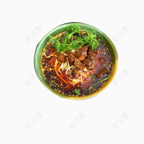麻辣牛肉面条