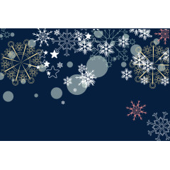 雪花矢量北极雪