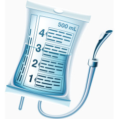 输液袋png矢量素材