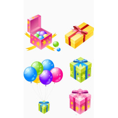 礼物盒子装饰画动画化