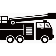 矢量消防车素材