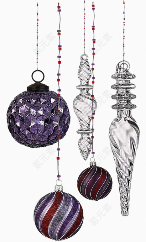 圣诞节吊饰元素