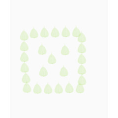 淡雅绿色树叶叶片