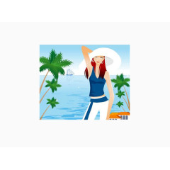 矢量睡美人图片素材