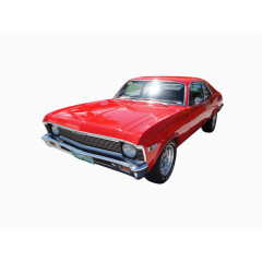 红色汽车实物图