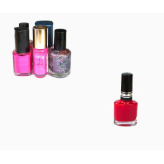 实拍鲜艳的指甲油