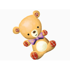 卡通玩具熊公仔素材
