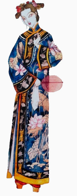清代宫女服
