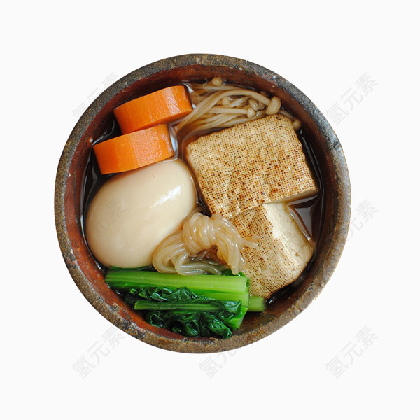 卤蛋豆腐面条