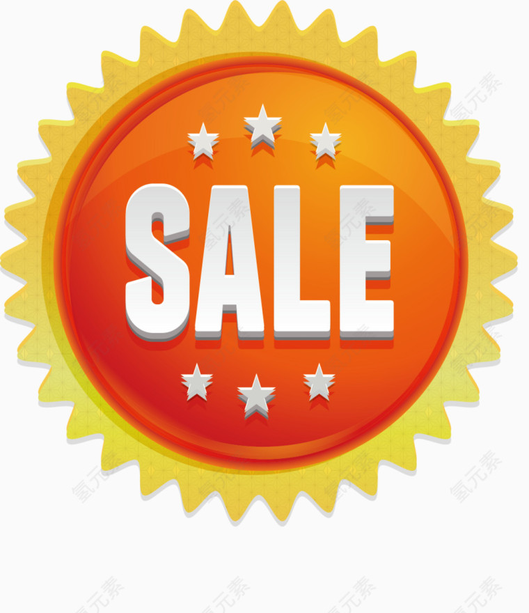 矢量商品促销标签素材