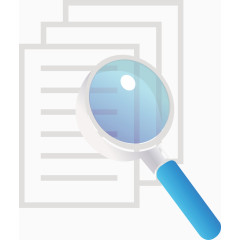 放大镜png矢量素材