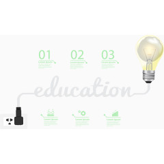 精致教育元素信息图矢量素材