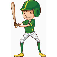 绿色少年棒球比赛