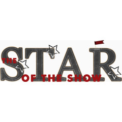 英文star简单风格相框