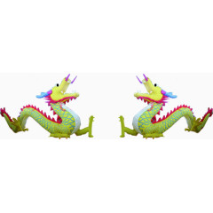 卡通气球龙开业庆典