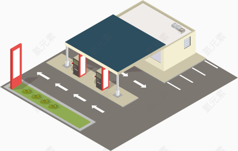 建筑高楼城镇都市