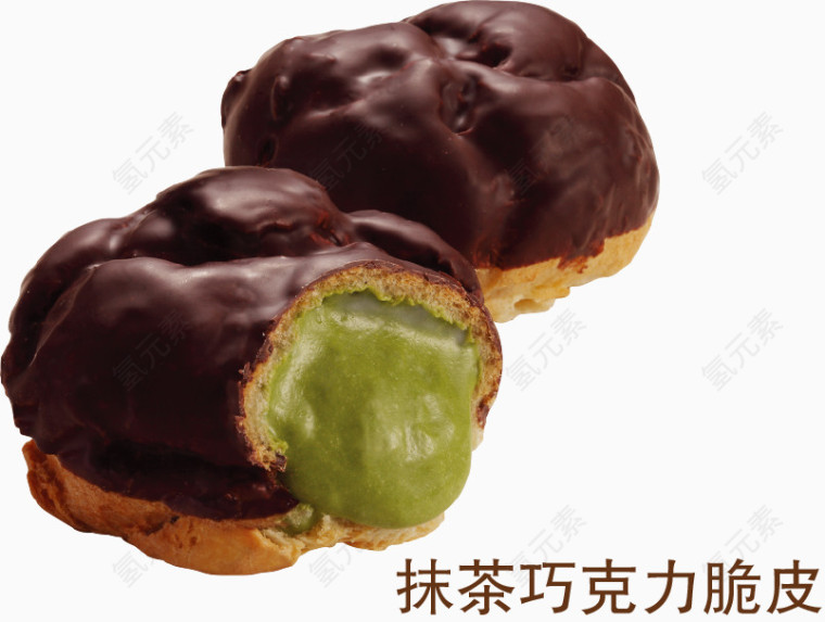 抹茶巧克力脆皮泡