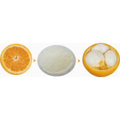 创意橙子味汤圆