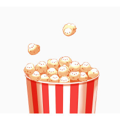 可爱小鸡爆米花