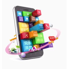 手机流量立体展示