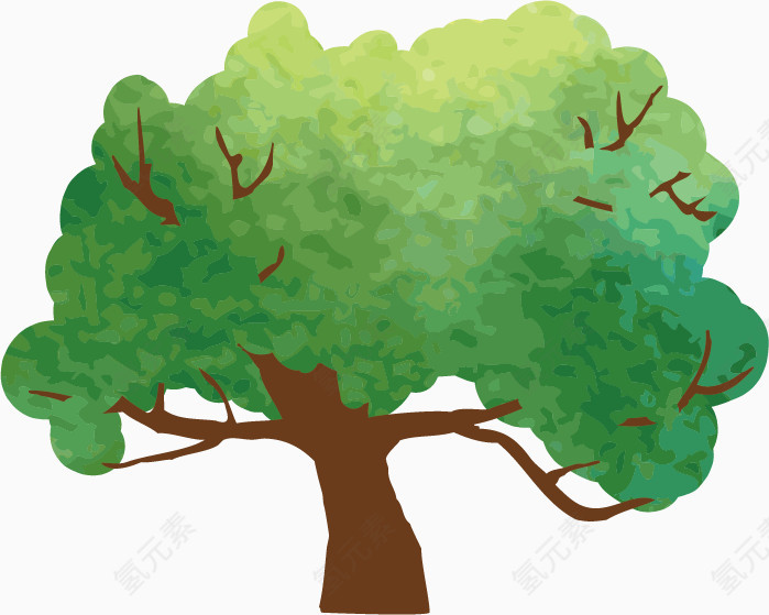 卡通树素材