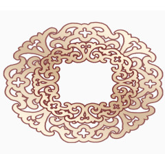 古钱币花纹素材