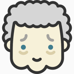 有情绪的老奶奶