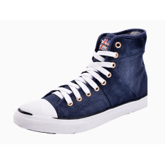 时尚牛仔高帮帆布鞋