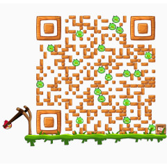 愤怒的小鸟二维码