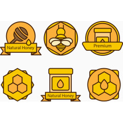 矢量甜蜜的蜂蜜