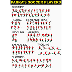 矢量足球运动员